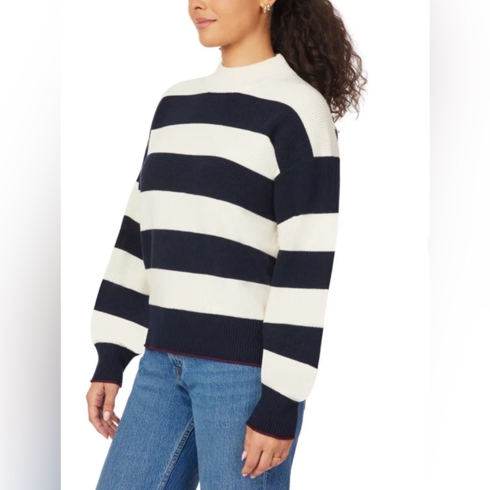 Scotch & Soda Women's Ribbed Mock Neck Pullover Sweater XXL - Picture 2 of 8